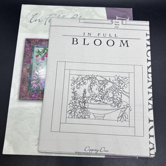 McKenna Ryan In Full Bloom“ Dippity Duo” Block 5 Applique Quilt Sewing Pattern - Picture 6 of 7